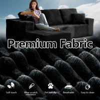 Premium corduroy fabric — soft touch, pet friendly, breathable