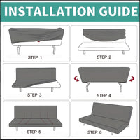 Installation guide — six steps to fit the cover